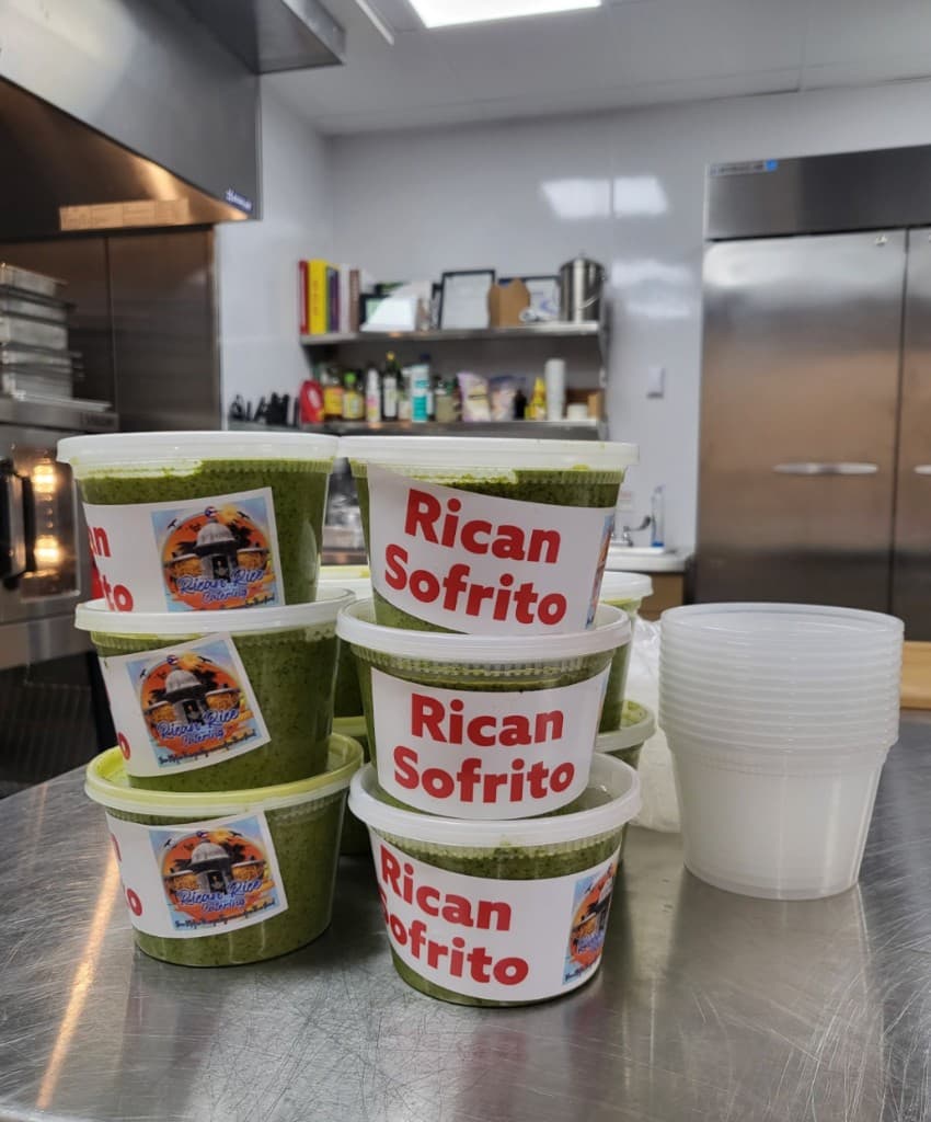 16 oz jars of Rican Sofrito, homemade in our kitchen